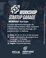 Workshop Startup Garage SEBRAE Startups